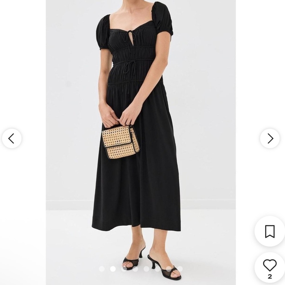 Reformation Rhett Cotton Blend Dress
